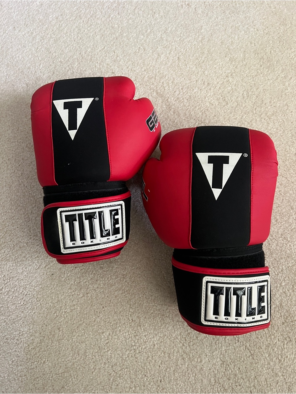 Title Gel Lined Boxing & Kickboxing Gloves